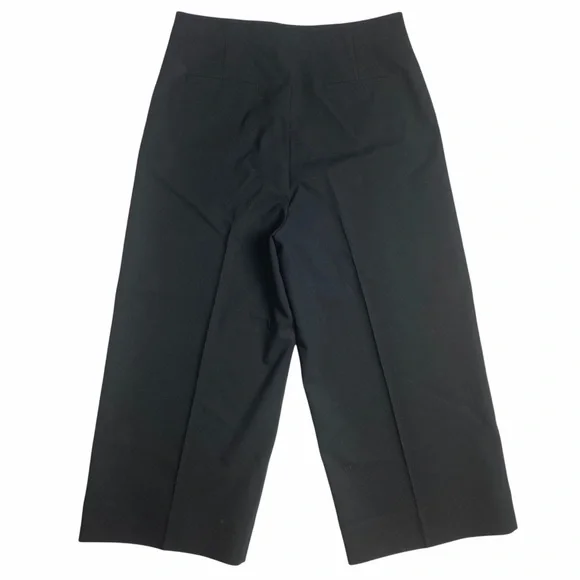 Tibi Wide Leg Culottes Sailor Front Button Crop Pant Sz 12 fall city style
